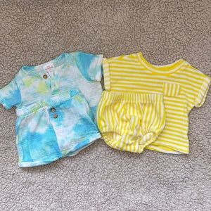 Cat & Jack Matching Sets. 0-3 Month.